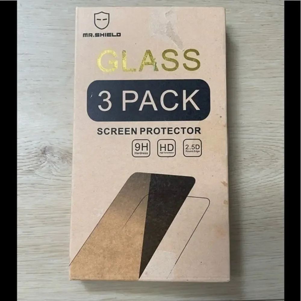 Mr Shield iPhone 6/6S Tempered Glass Screen Protector 3 Pack HD 9H New